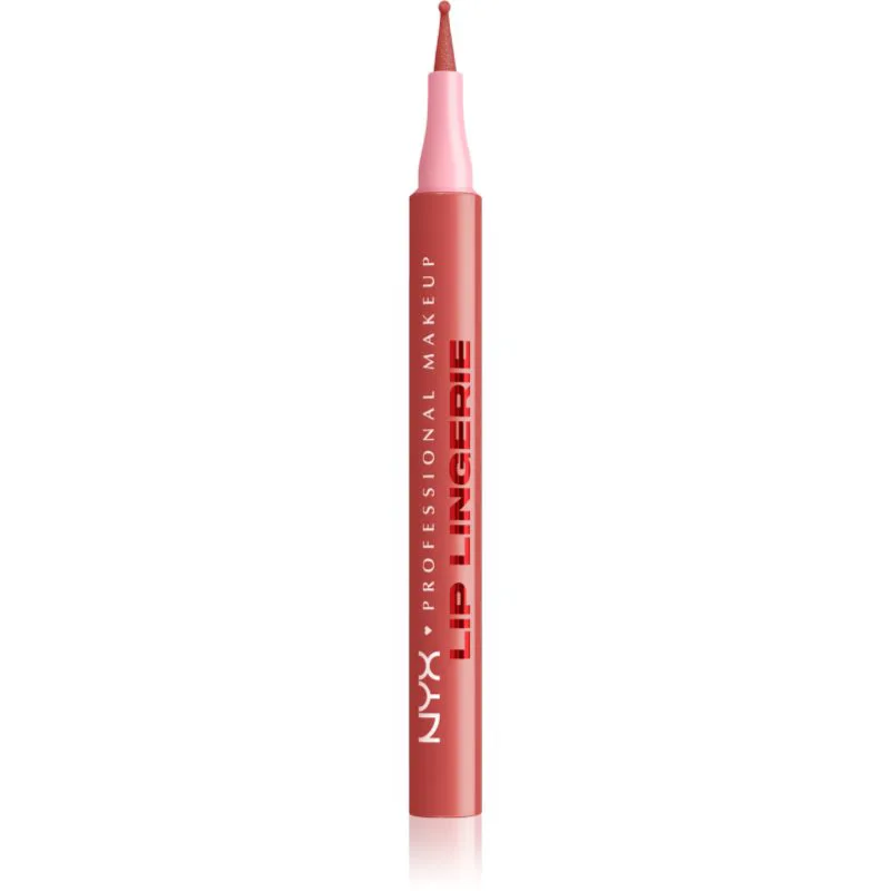 NYX Professional Makeup Lip Lingerie μαρκαδόρος για τα χείλη για μακρόχρονη επίδραση απόχρωση 09 Send Nudes 1 ml