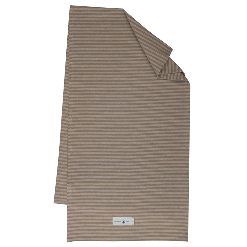 Runner Βαμβακερό 40x150εκ. Essential 2701 Μπεζ Greenwich Polo Club (Ύφασμα: Βαμβάκι 100%, Χρώμα: Μπεζ) - Greenwich Polo Club - 227401502701