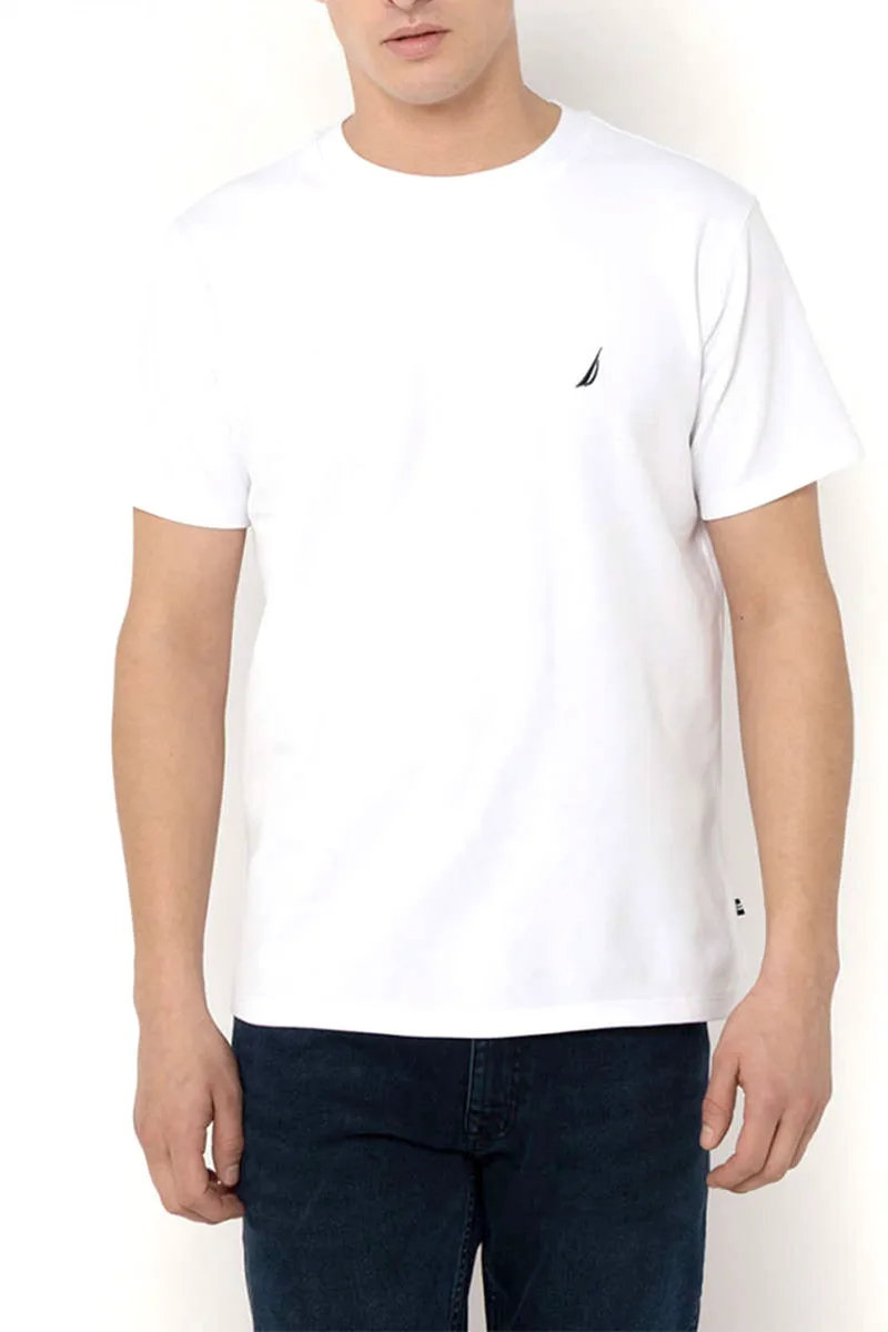 NAUTICA PERFORMANCE T-SHIRT CLASSIC FIT STARBOARD ΛΕΥΚΟ