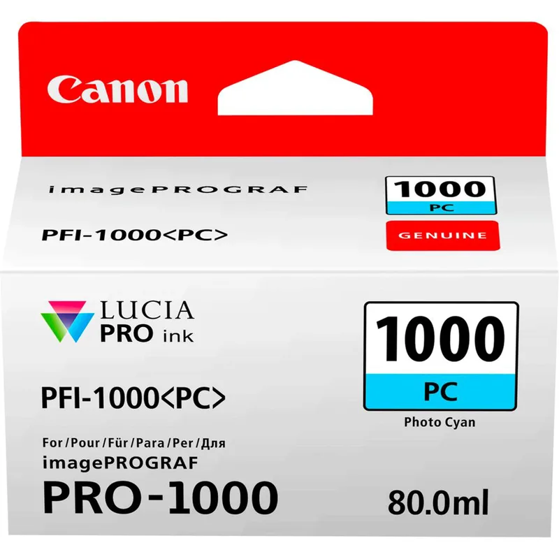 Canon PFI-1000 PC Photo Cyan Ink