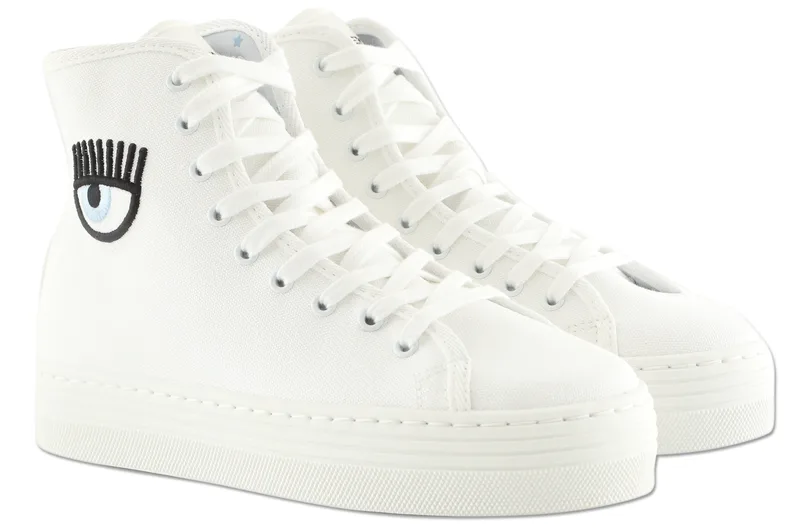 Sneaker Chiara Ferragni Tennis High CF2923-009-WHITE Γυναικείο
