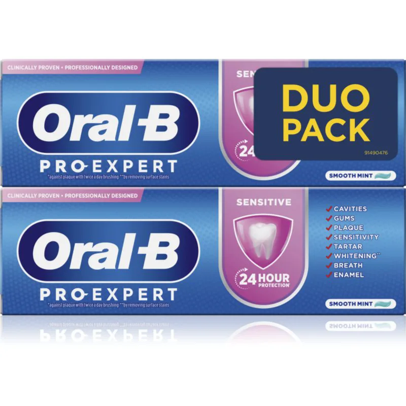 Oral-B Pro Expert Sensitive οδοντόκρεμα για ευαίσθητα δόντια 2x75 ml