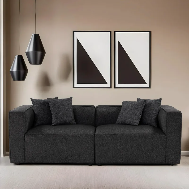 Διθέσιος Καναπές Mora Xl 2 Seat - Anthracite 560Are2897 (220x69x90)