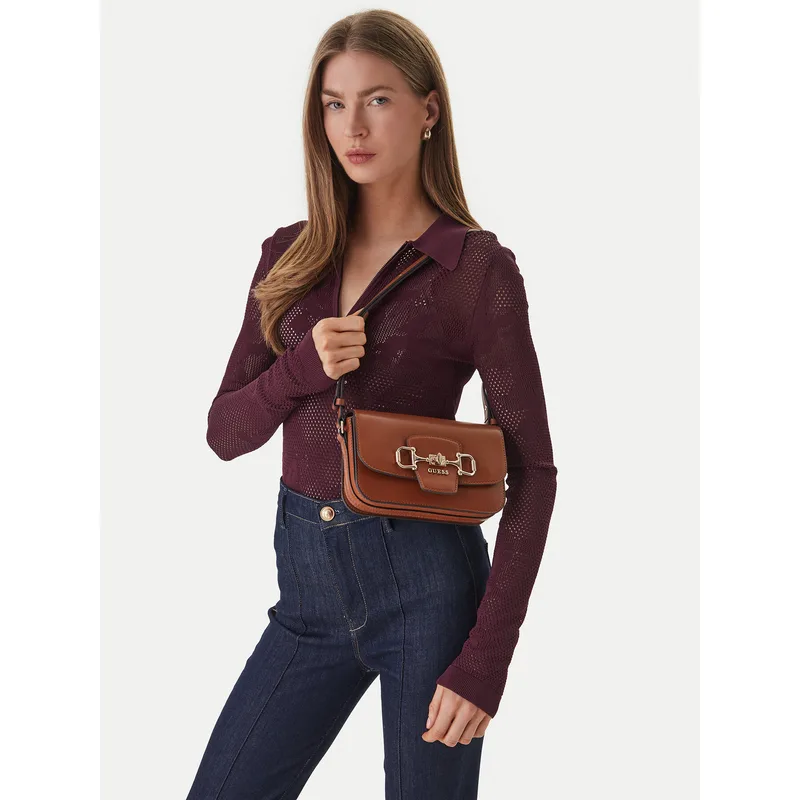 Τσάντα Guess Janie HWVG99 10210 Καφέ