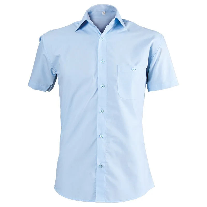 Ανδρικό κοντομάνικο πουκάμισο CAMISA BEUNIQUE 90606005 Blue