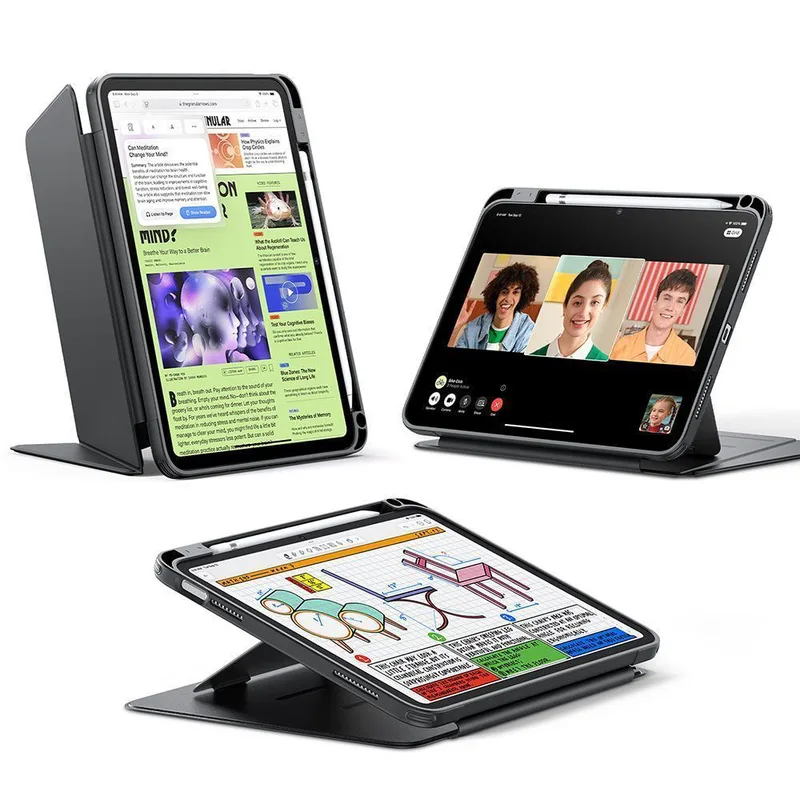 Θήκη ESR Flip Magnetic with Pencil Holder Black iPad 10th/11th