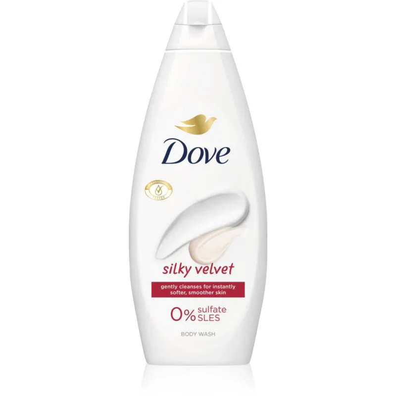 Dove Silky Velvet θρεπτικό τζελ για ντους 720 ml