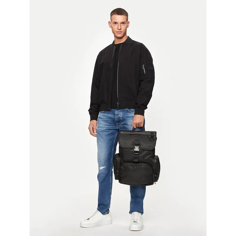 Σακίδιο Calvin Klein Jeans Ultralight Flap Bp40 Nylon K50K510479 Μαύρο