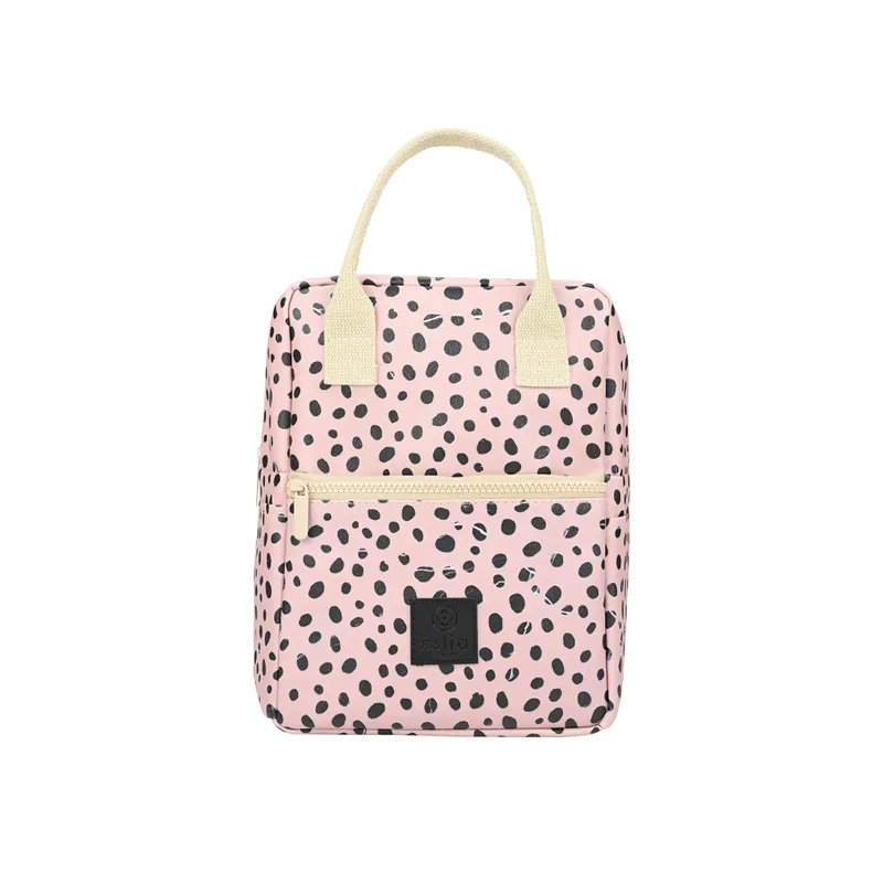 Τσάντα Φαγητού Save The Aegean Ισοθερμική 7Lt Leopard Taupe 21.5x14x26cm