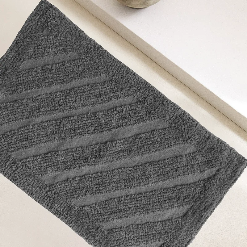 Πατάκι Μπάνιου 40X60 Melinen Task Dark Grey (40x60)
