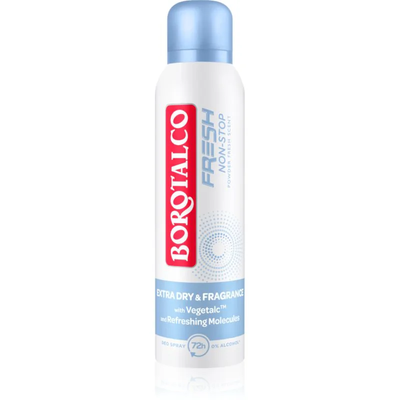 Borotalco Non-Stop Fresh Powder Fresh αποσμητικό σε σπρέι 72 ώρες 150 ml