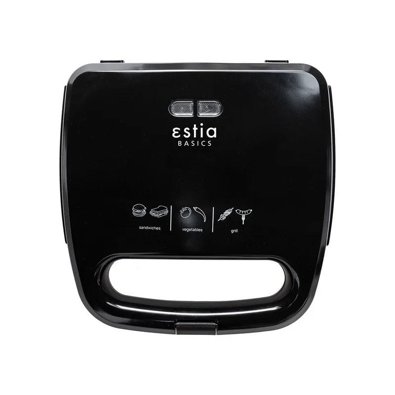 ΤΟΣΤΙΕΡΑ BLACK PLUS 2 ΘΕΣΕΩΝ 750w ΜΑΥΡΗ 06-10027, ESTIA