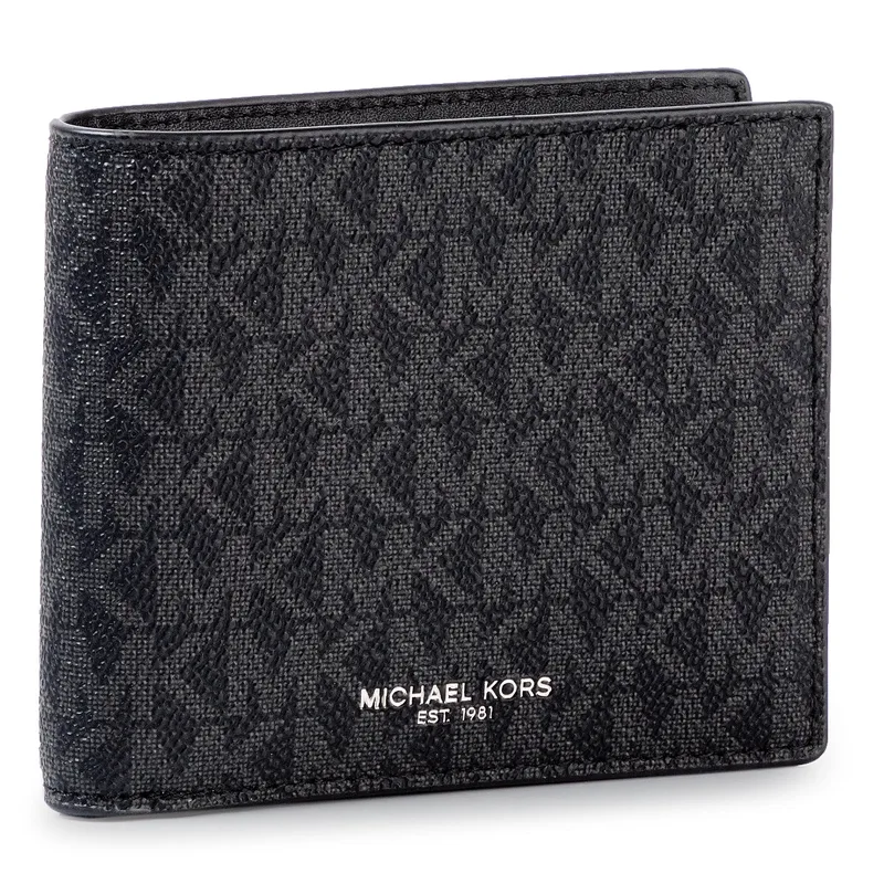 Πορτοφόλι Michael Kors Greyson 39F9LGYF3B Μαύρο
