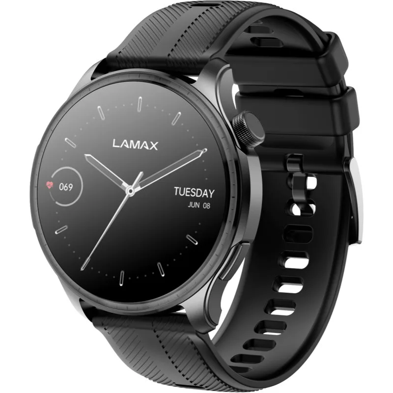 LAMAX Electronics Prism AMOLED Black έξυπνο ρολόι 1 τμχ