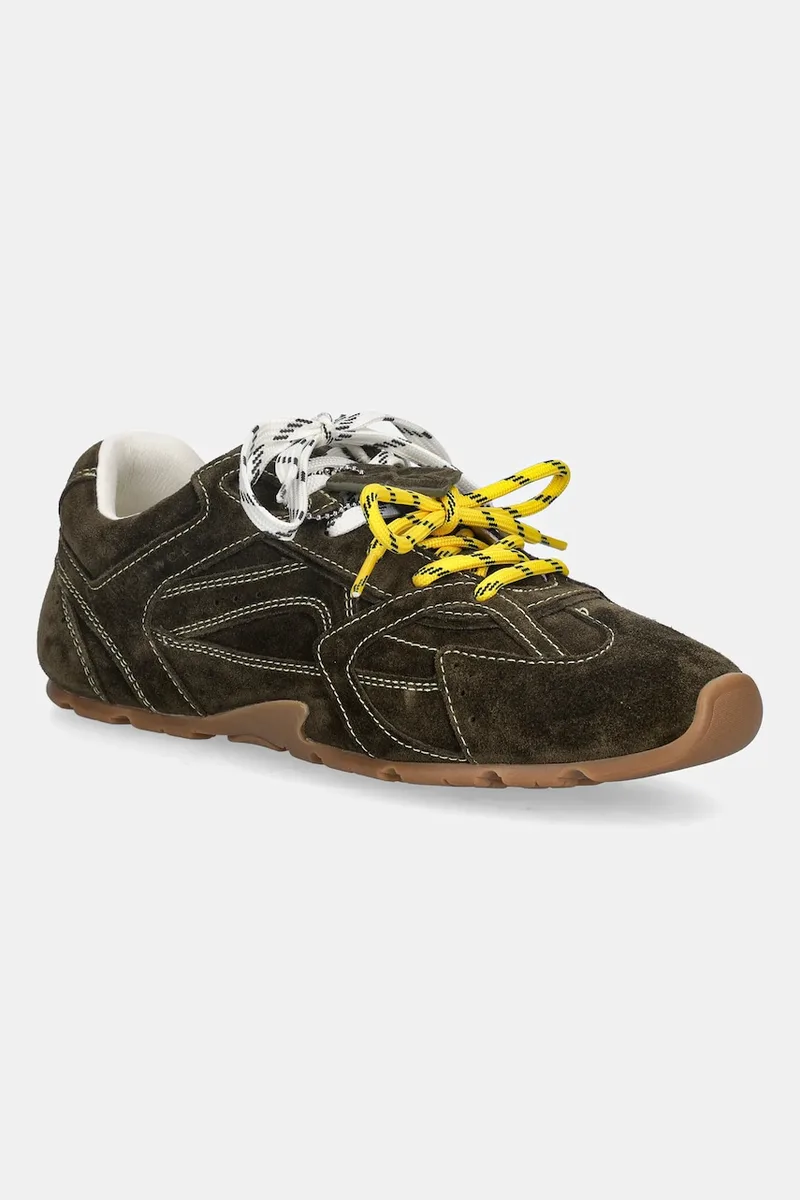 Σουέτ sneakers Nokwol Atlas Khaki Suede
