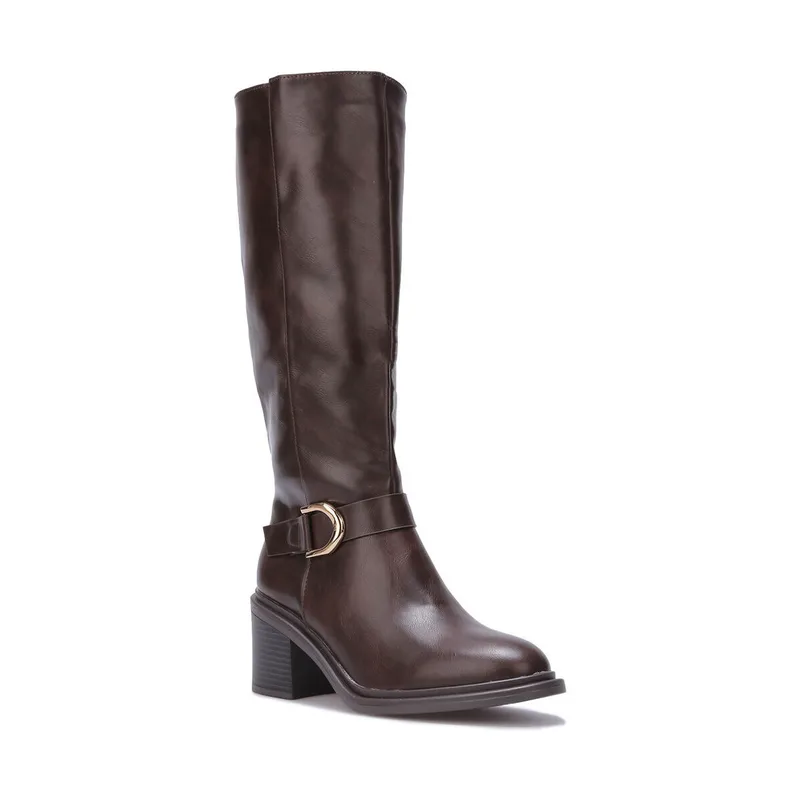Μπότες με τακούνι La Modeuse 73046_P172202