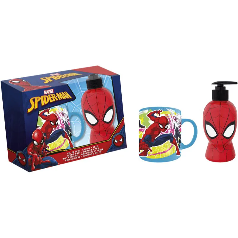 Marvel Spiderman Bubble Bath and Shampoo σετ δώρου για παιδιά