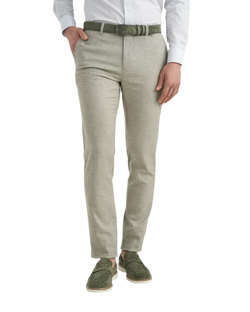 Monte Napoleone Ανδρικό Παντελόνι Chinos 261-61-3785-6139-4 Πράσινο