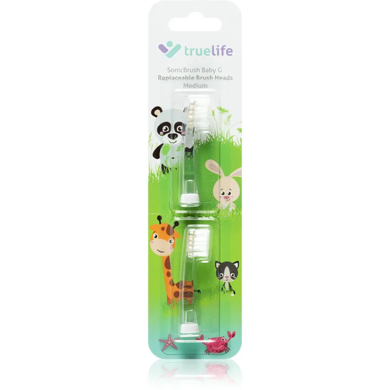 TrueLife SonicBrush Baby G Heads Medium ανταλλακτική κεφαλή για οδοντόβουρτσα TrueLife SonicBrush Baby G 2 τμχ