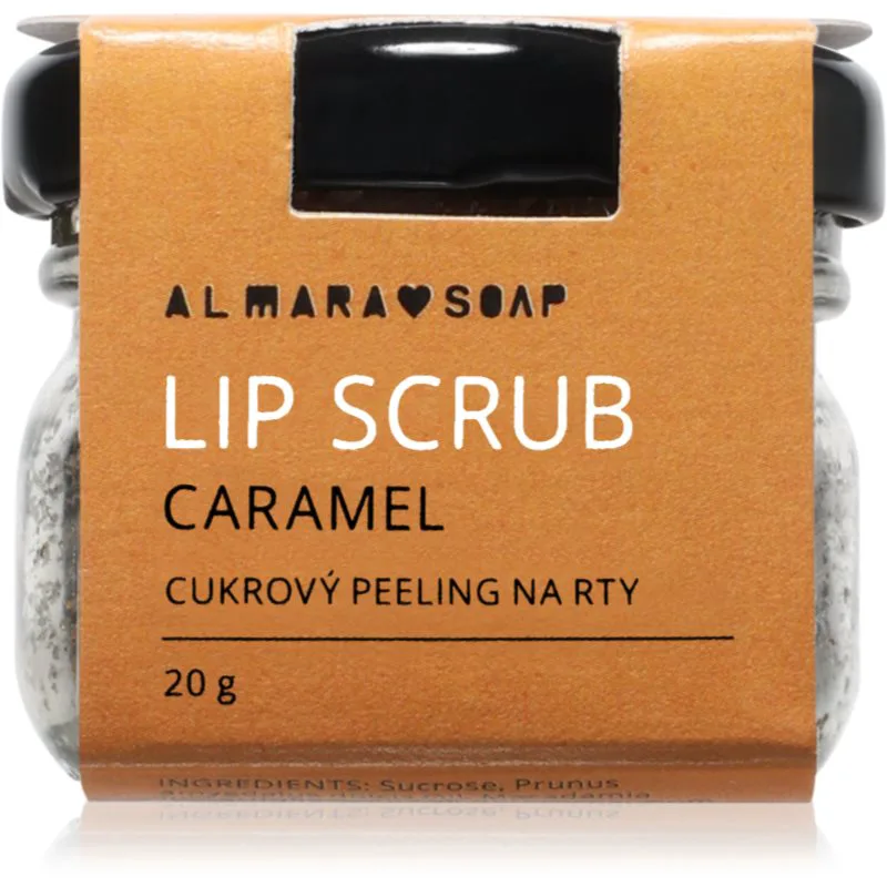 Almara Soap Lip Scrub Απολεπιστικό ζάχαρης για τα χείλη Caramel 20 γρ