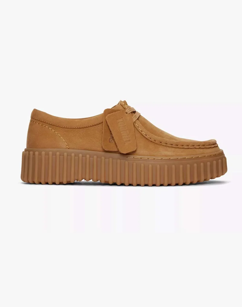 CLARKS Torhill Bee 26172084-Light Tan Nubuck Tan