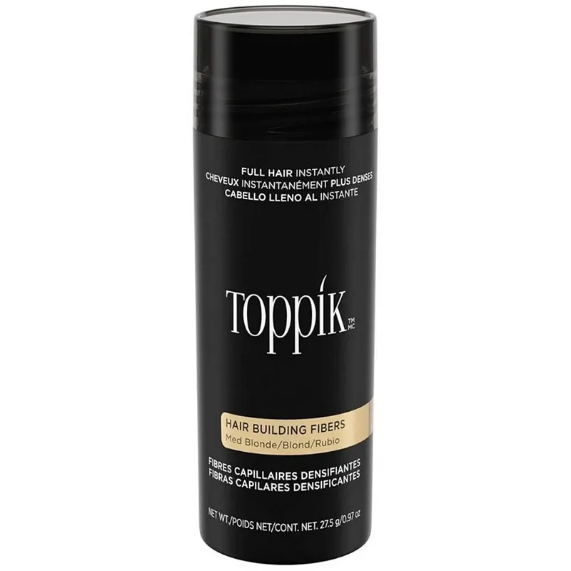 Toppik Hair Building Fibers Ίνες Κάλυψης Αραίωσης Μαλλιών με Κερατίνη 27.5g - Medium Blonde
