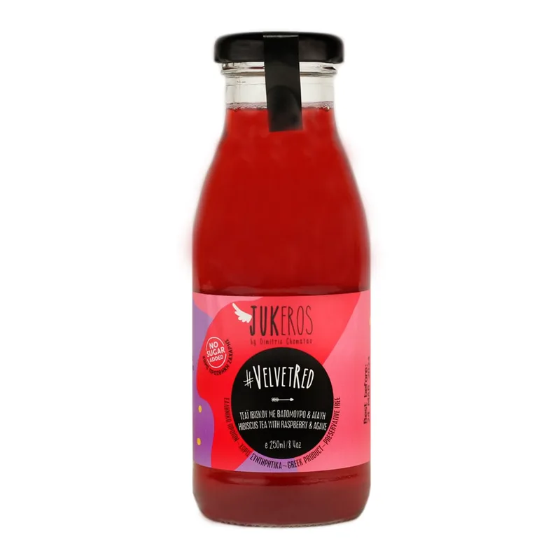 Ρόφημα με Ιβίσκο, Βατόμουρο & Αγαύη - Jukeros - 250gr No Sugar Added Gluten Free Vegan Ελλάδα