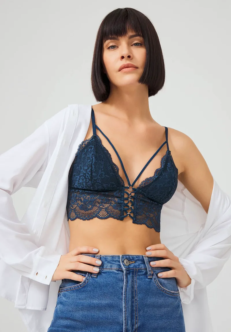 Bralette Cottonhill So Elegant CH1013-Πετρόλ