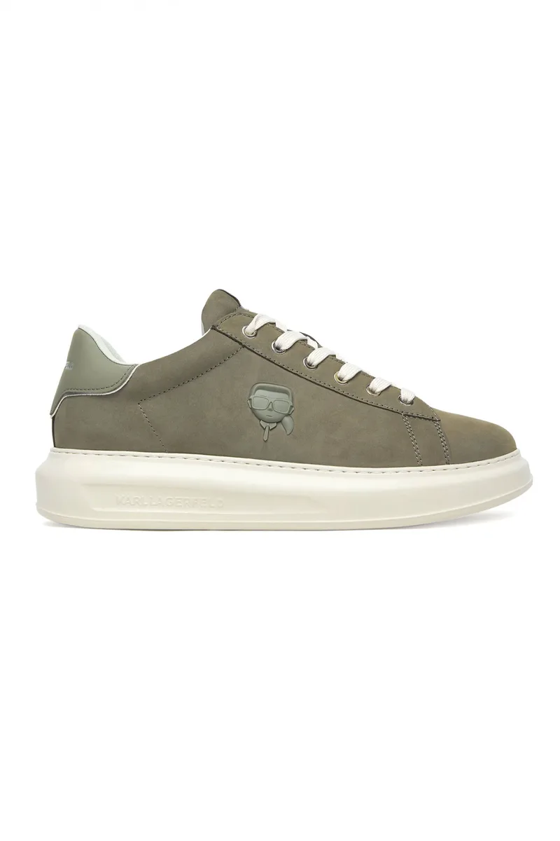 KARL LAGERFELD ΠΑΠΟΥΤΣΙΑ SNEAKERS KAPRI MENS KARL NFT RELIEF LO LACE ΧΑΚΙ