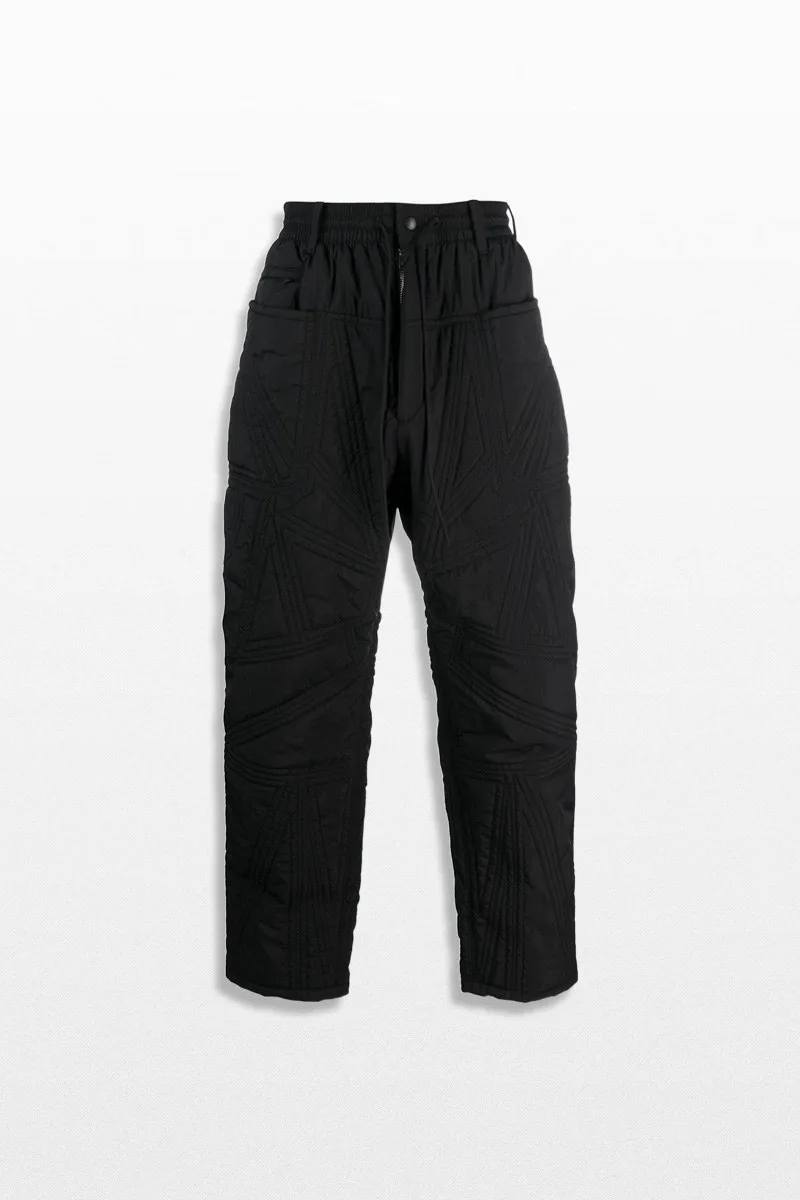 Y-3 Ανδρικό Μαύρο Black Quilted Pants