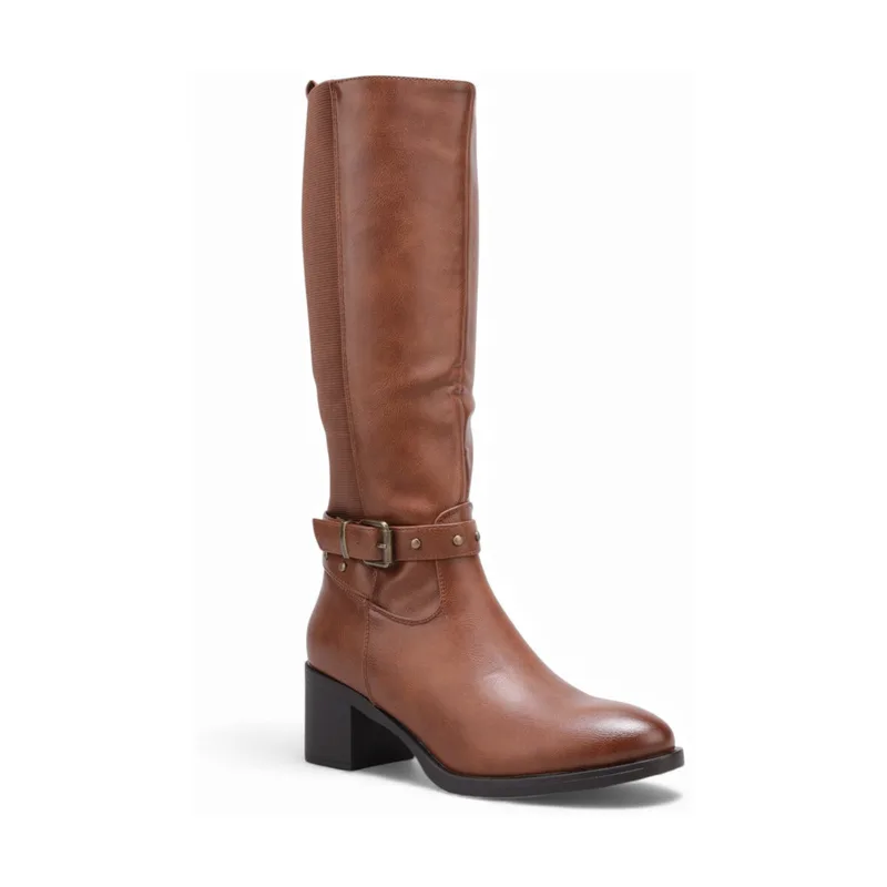 Μπότες με τακούνι La Modeuse 76941_P182206