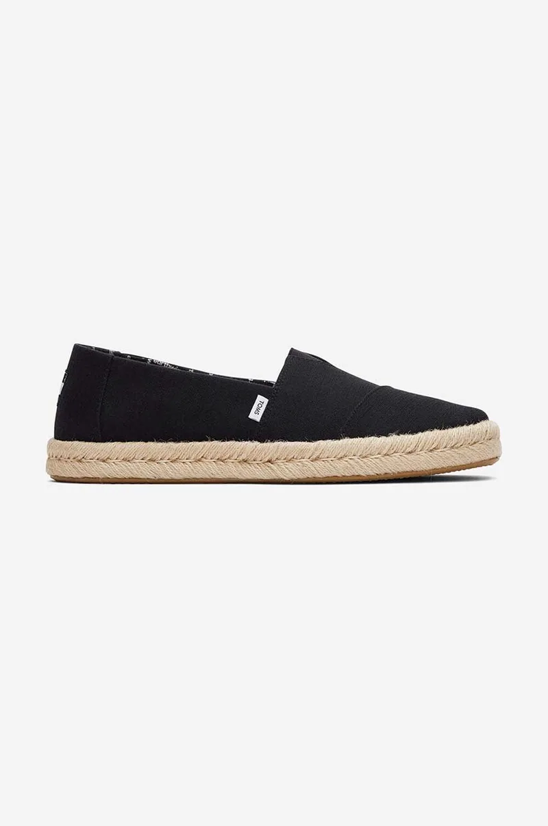 Εσπαντρίγιες Toms Toms Alpargata Rope 2.0 10019875 BLACK