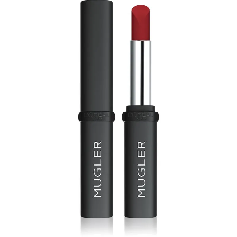 L’Oréal Paris x Mugler ημι-ματ κραγιών με ενυδατικό αποτέλεσμα απόχρωση Red 1974 1.8 γρ
