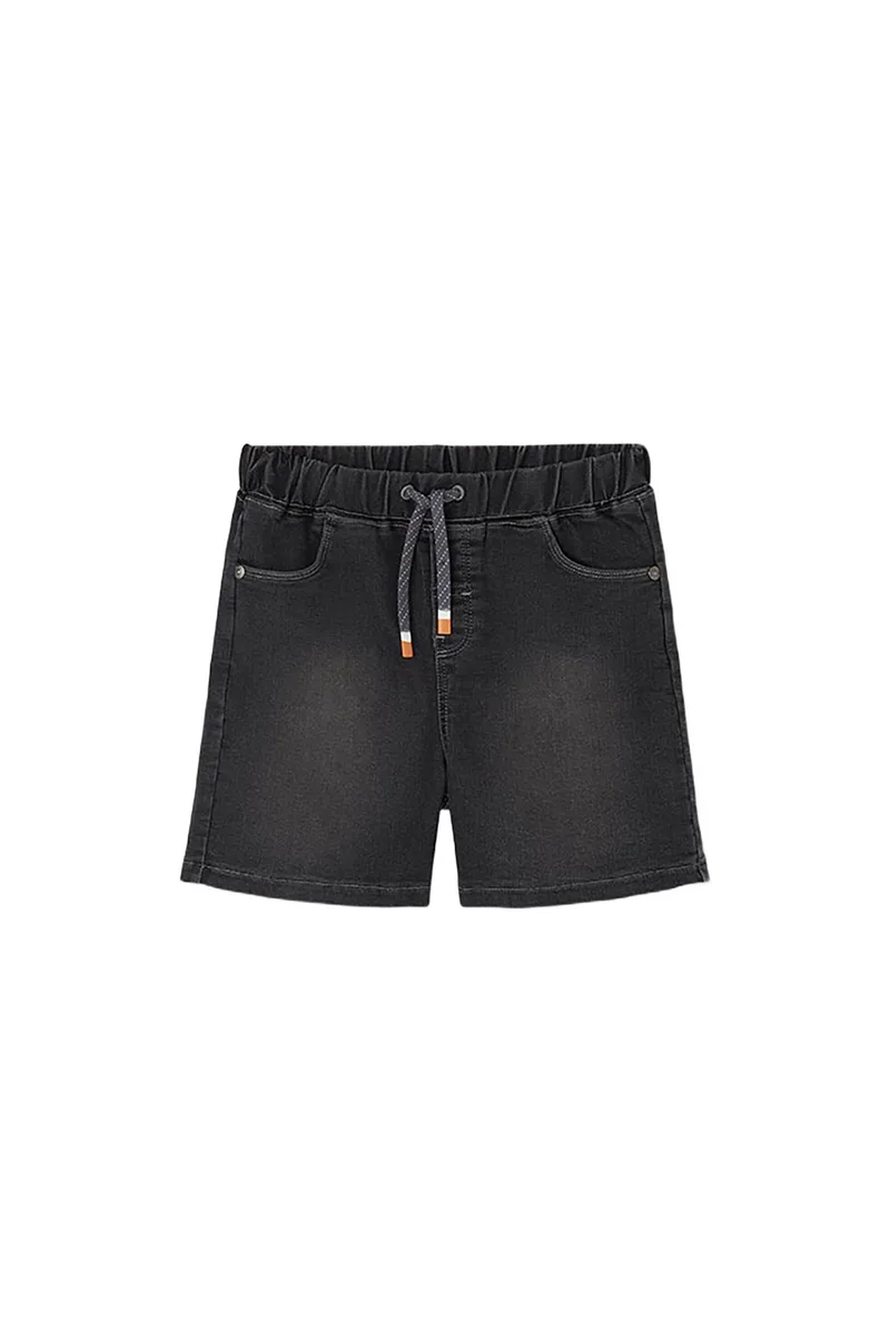Boboli παιδική βερμούδα denim - 513177 Γκρι