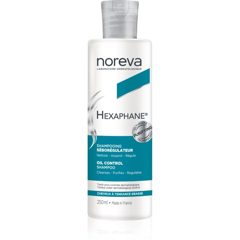 Noreva Hexaphane Oil Control Shampoo σαμπουάν για λιπαρό δέρμα του τριχωτού της κεφαλής 250 ml