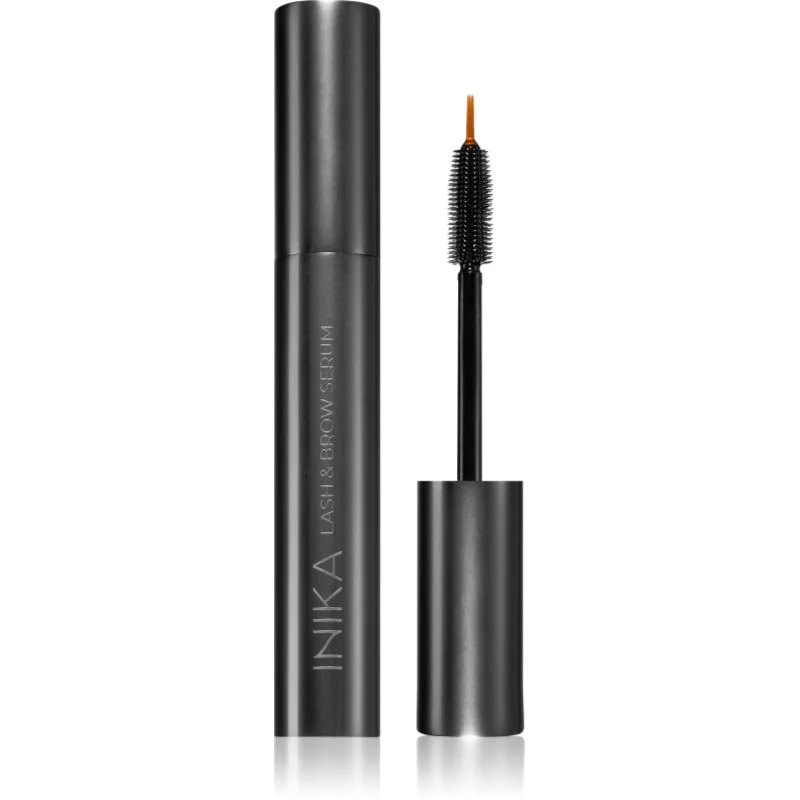 INIKA Organic Lash & Brow ορός ανάπτυξης για βλεφαρίδες και φρύδια 7 ml