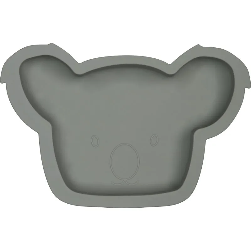 Tryco Silicone Plate Koala πιάτο Olive Gray 1 τμχ