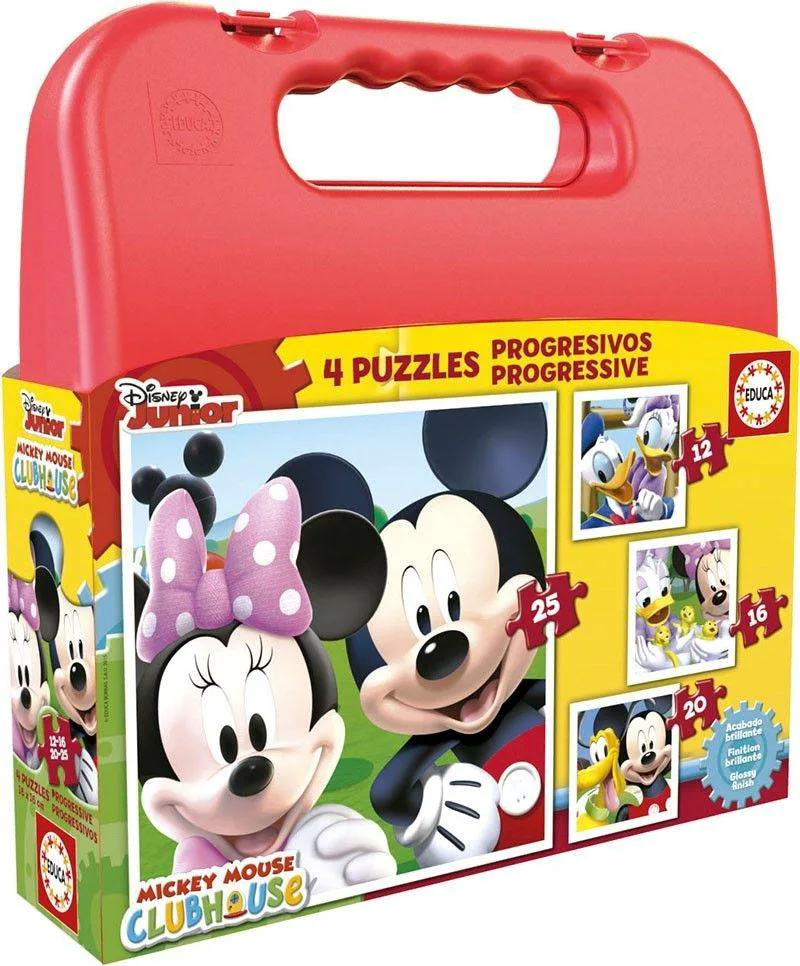 ΒΑΛΙΤΣΑΚΙ-ΠΑΖΛ EDUCA MICKEY ROADSTER 12-16-20-25 TMX (16505)