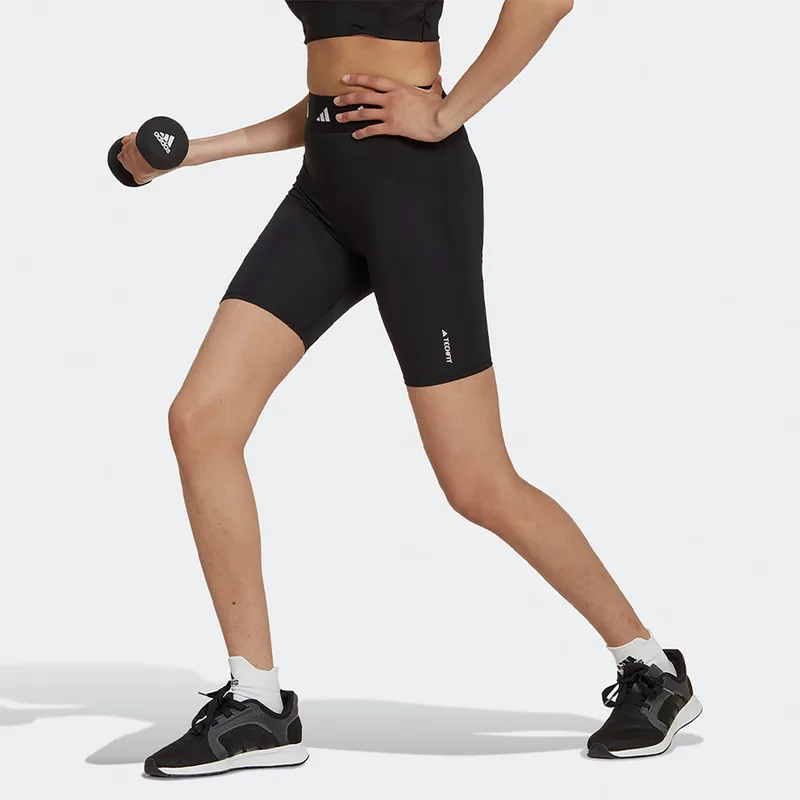 ADIDAS TECHFIT BIKE SHORT LEGGINGS ΜΑΥΡΟ