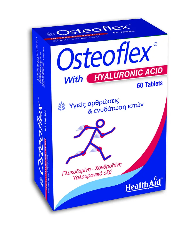 HEALTH AID Osteoflex Hyaluronic Acid 60 Tαμπλέτες