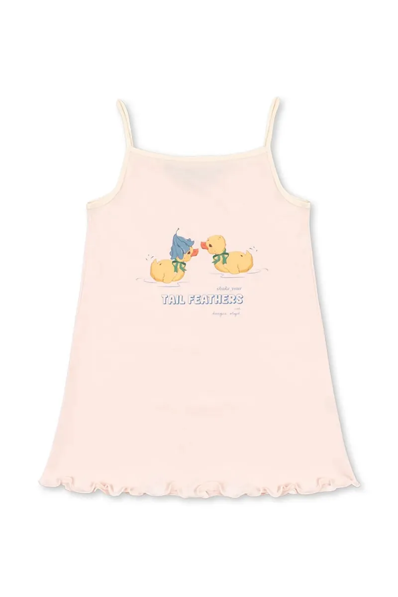 Konges Sløjd φόρεμα από βαμβάκι ERA STRAP DRESS OCS