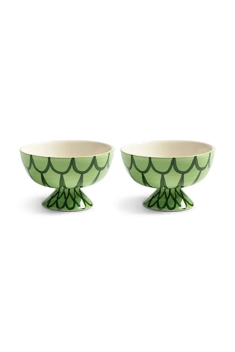 Σετ μπολ &k amsterdam sirene green 250 ml 2-pack