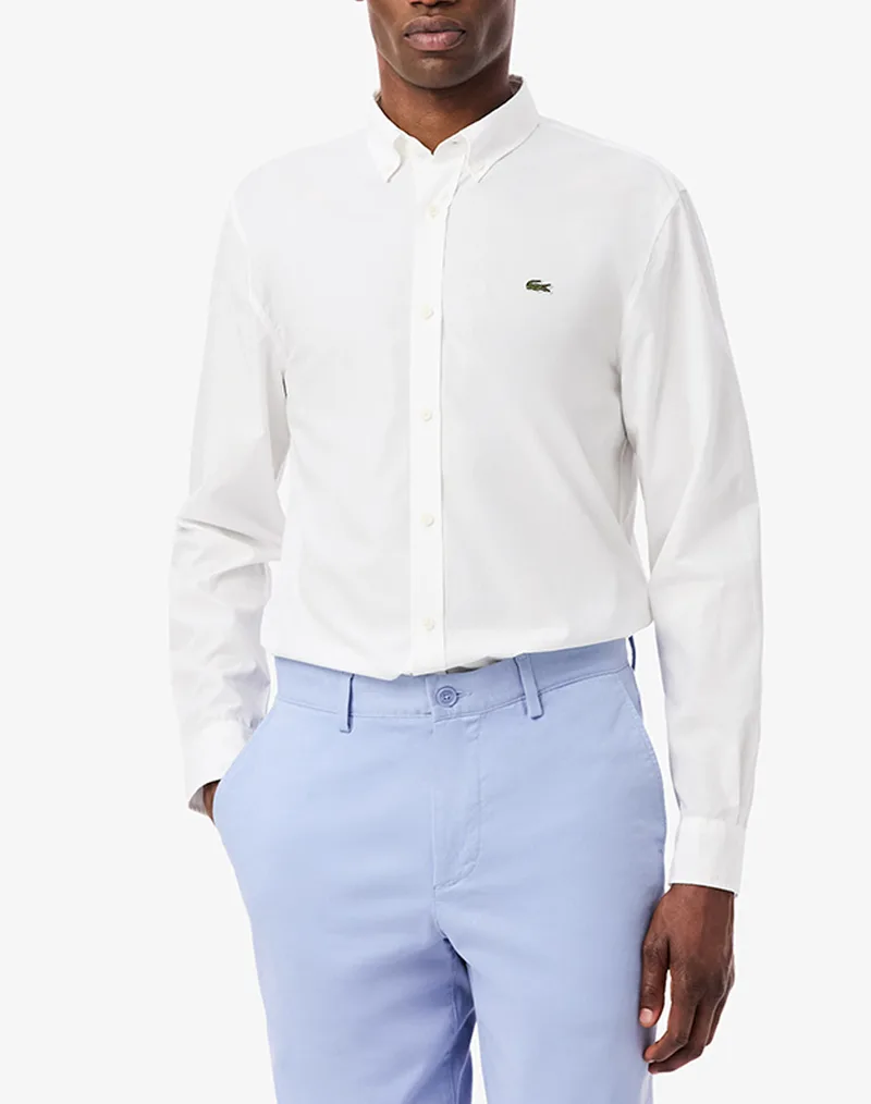 LACOSTE ΠΟΥΚΑΜΙΣΟ ΜΜ SHIRT LS 3CH2316-001 White