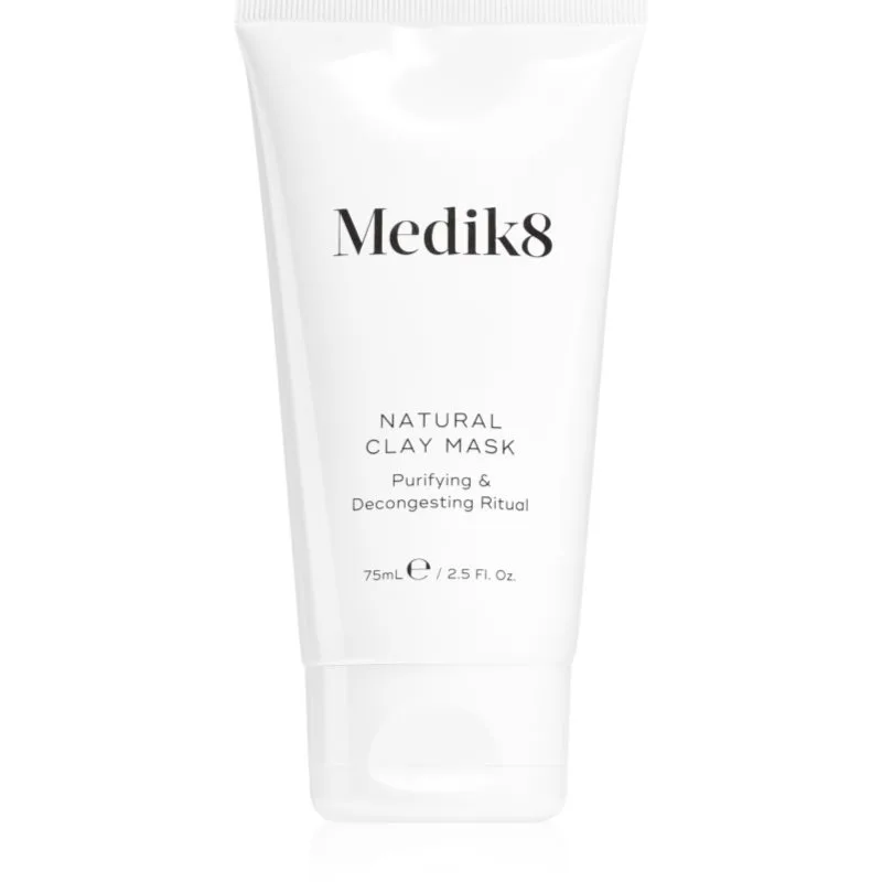 Medik8 Naural Clay Mask μάσκα άργιλου για λιπαρή και προβληματική επιδερμίδα 75 ml