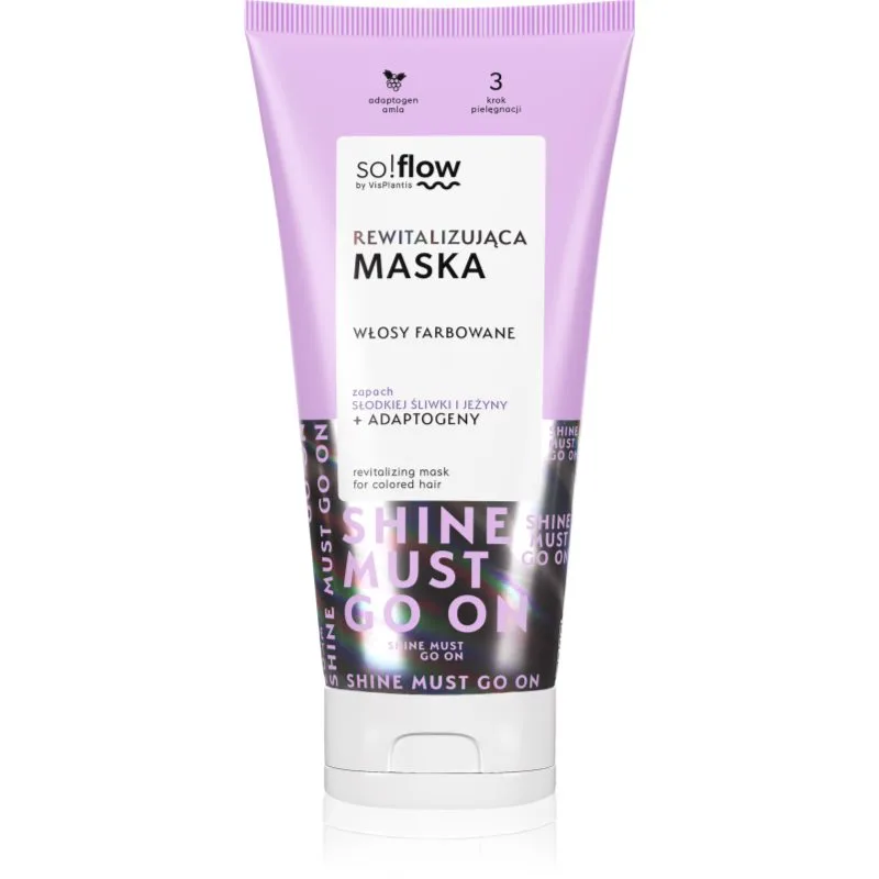 so!flow Coloured Hair Revitalizing Mask εντατικά αναζωογονοτική μάσκα για βαμμένα μαλλιά 200 ml