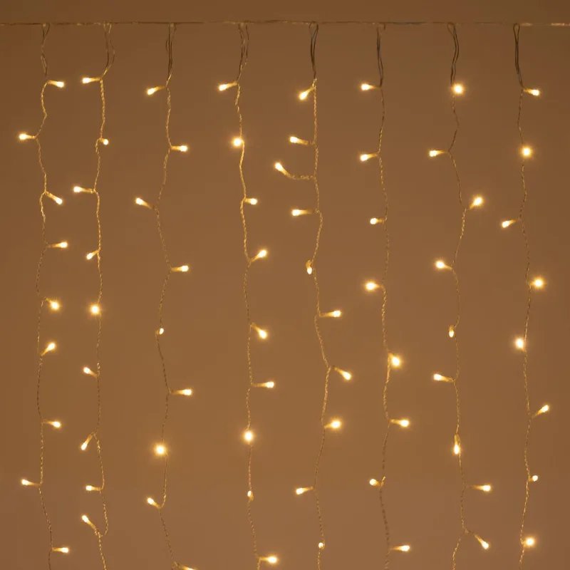 Λαμπάκια-Κουρτίνα 900 Led Ζεστό Λευκό Φως Επεκτεινόμενη 3x3μ. iliadis 64147 - Iliadis - il_64147