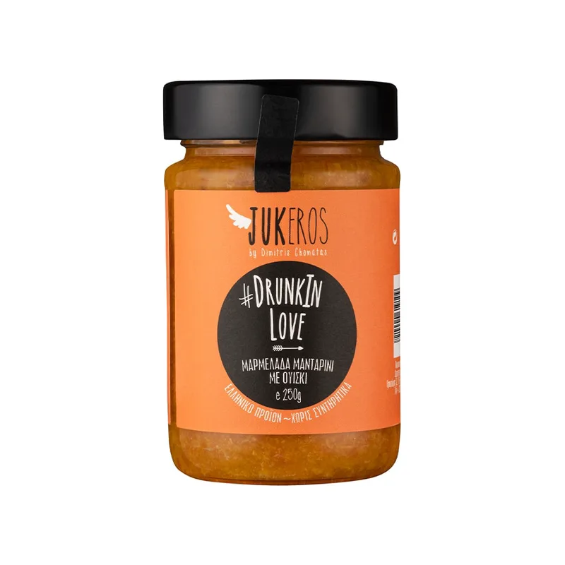 Μαρμελάδα Μανταρίνι με Ουίσκι - Jukeros - 250gr Gluten Free Lactose Free Vegan Ελλάδα