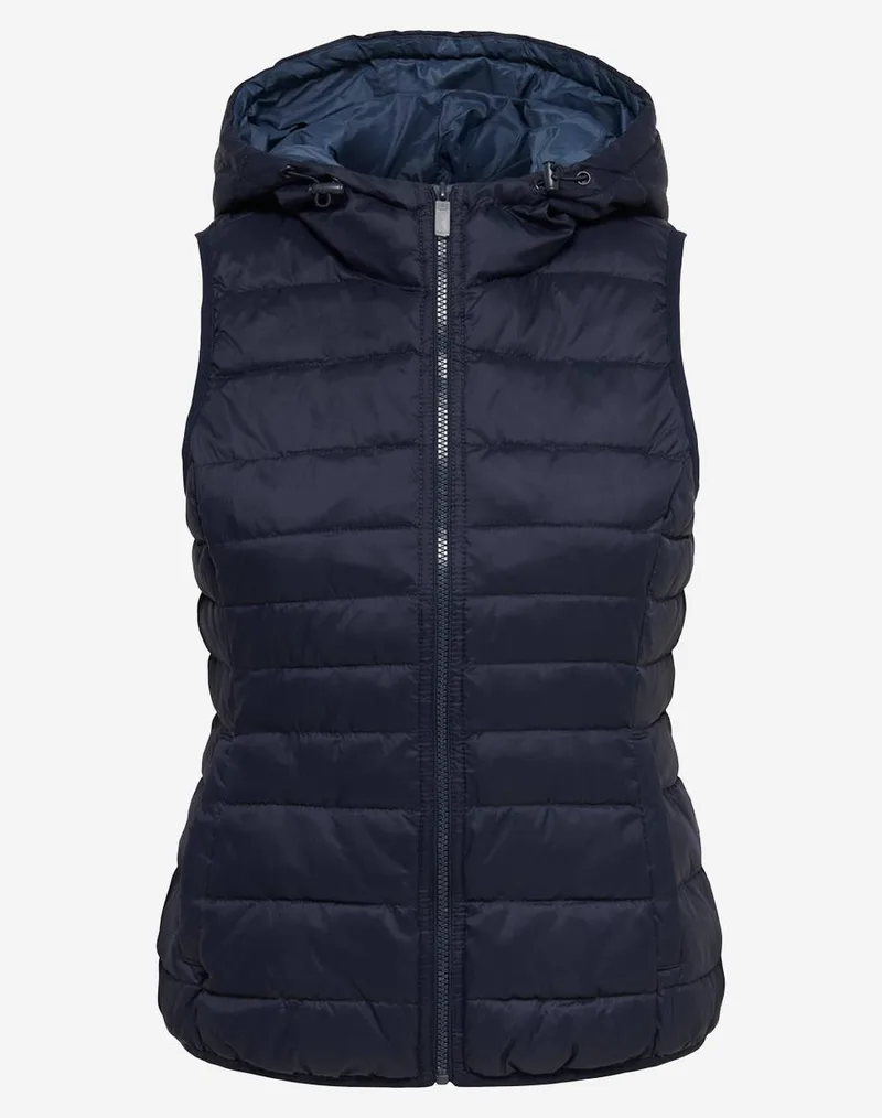 ONLY ΜΠΟΥΦΑΝ ONLNEWTAHOE HOOD WAISTCOAT OTW NOOS 15205760-Night Sky DarkBlue