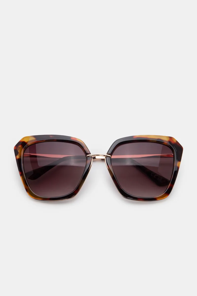 Γυαλιά Ηλιού LUX Milano Oversized Square - Animal Print