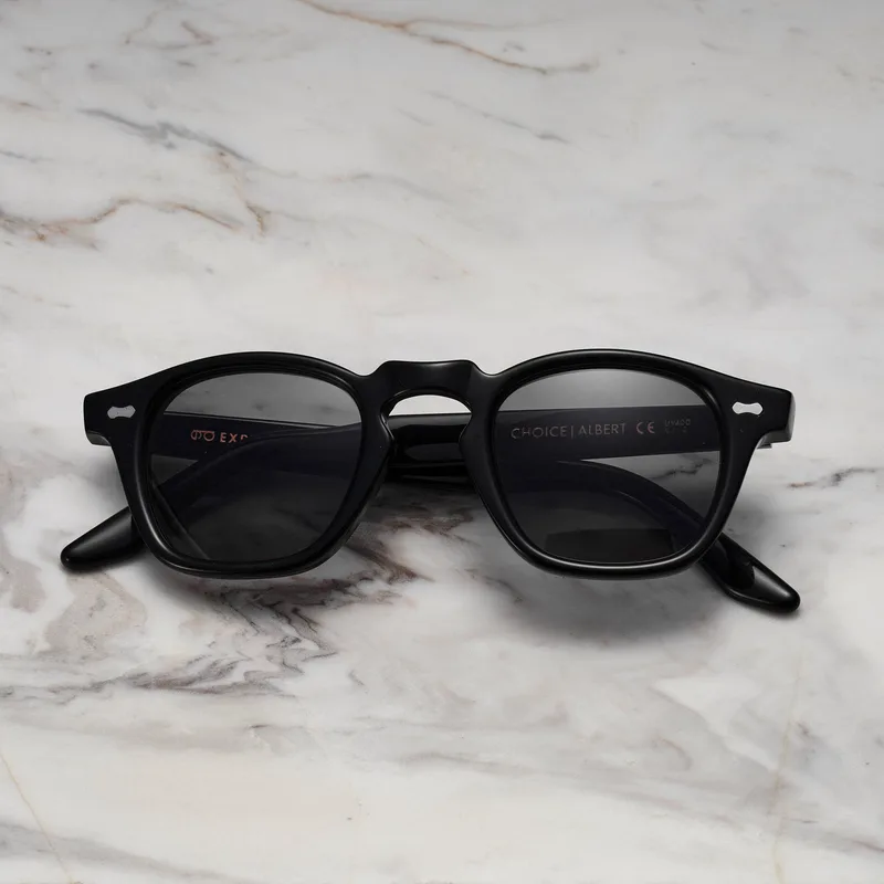 ANDREW A14EP1 - ANDREW - BLACK - GRAY Sunglasses | Black | Gray Shades | Explicit Poets Sunglasses